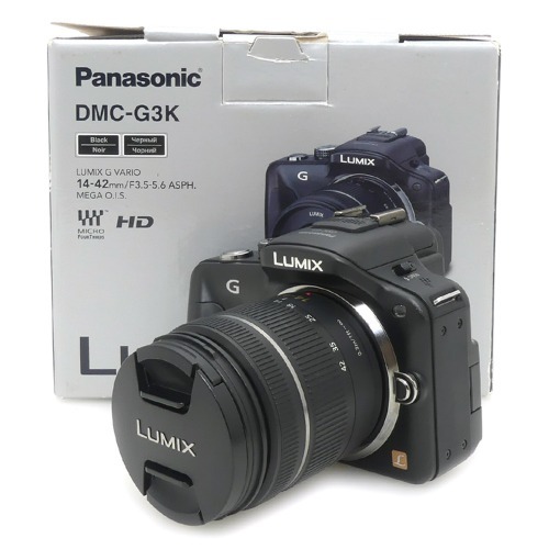 [중고] 파나소닉 루믹스 Panasonic LUMIX DMC-G3 BODY Kit + LUMIX G VARIO 14-42mm F3.5-5.6 ASPH , 정품 , 박스품 (A)