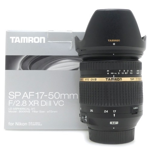 [중고] 탐론 TAMRON SP AF 17-50mm F2.8 XR Di II VC B005 정품 , 박스품 For 니콘 F 마운트 (A+)