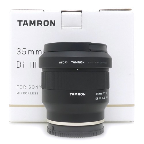 [중고] 탐론 TAMRON 35mm F2.8 Di III OSD M1:2 Model F053 정품 , 박스품 For 소니 SONY FE Mount (A+)
