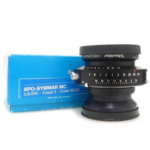 [중고] 슈나이더 Schneider-Kreuznach APO-SYMMAR 240mm F5.6 MULTICOATING  Copal No.3 박스품 (A+)