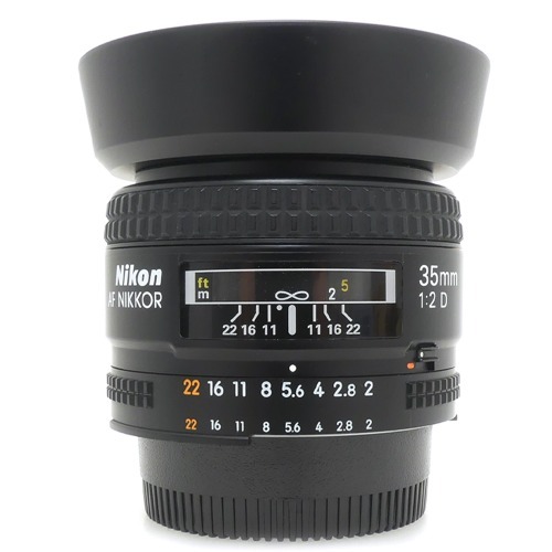 [중고] 니콘 Nikon AF NIKKOR 35mm F2 D 정품 + 니콘 HN-3 후드포함 (A+)