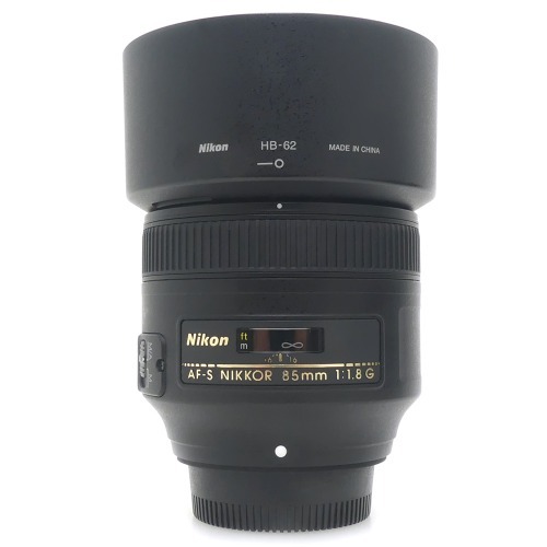 [중고] 니콘 Nikon AF-S NIKKOR 85mm F1.8 G + HB-62 후드포함 (A+)