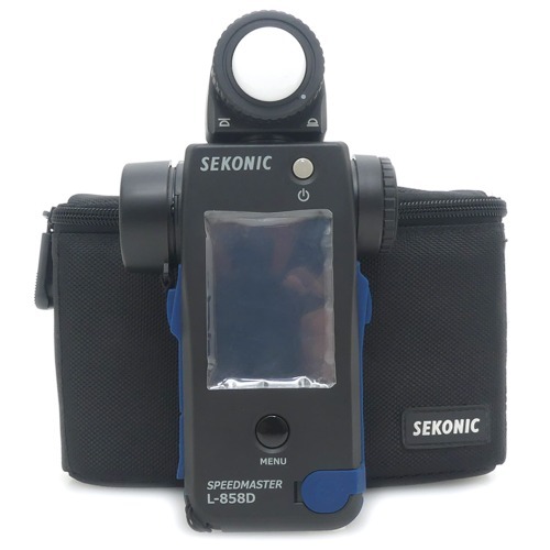 [중고-위탁판매] 쎄코닉 SEKONIC L-858D Speed Master Digital Light Meter 노출계 + 케이스 , 스트랩포함 (S)