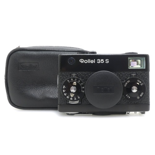 [중고] 롤라이 Rollei 35 S [ BLACK ] - Rollei-HFT Sonnar 40mm F2.8 - + 스트랩 , 케이스포함 (A)