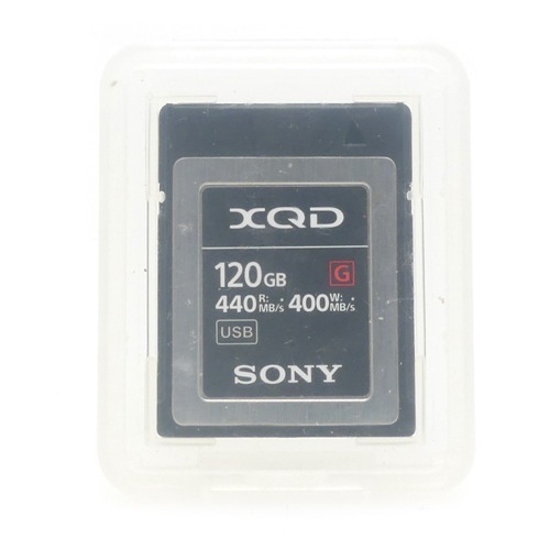 [중고] 소니 SONY XQD 120GB G시리즈 메모리카드 QD-G120F R:440MB/s W:400MB/s (A+) - 예약 -