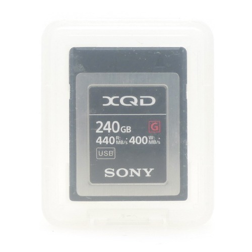 [중고] 소니 SONY XQD 240GB G시리즈 메모리카드 QD-G240F R:440MB/s W:400MB/s (A+) - 예약 -