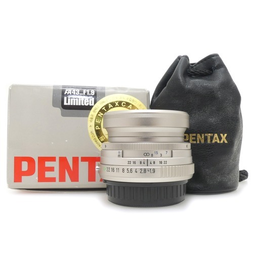 [중고] 펜탁스 PENTAX FA 43mm F1.9 Limited [ Silver ] 정품 , 박스품 (A+)