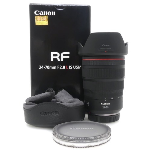 [중고] 캐논 Canon RF 24-70mm F2.8 L IS USM 정품 , 박스품 + 캐논 82mm UV필터포함 - 무상서비스 기간 2025년 7월 24일 (S)