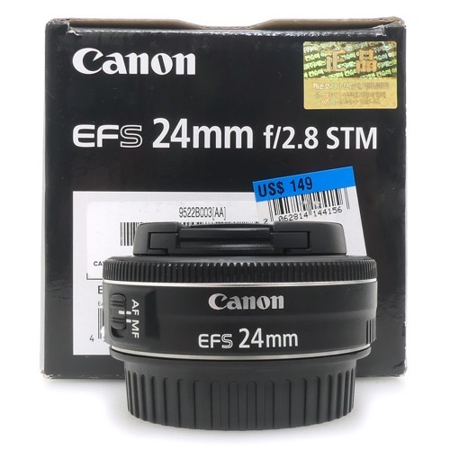 [중고] 캐논 Canon EF-S 24mm F2.8 STM 정품 , 박스품 (A)