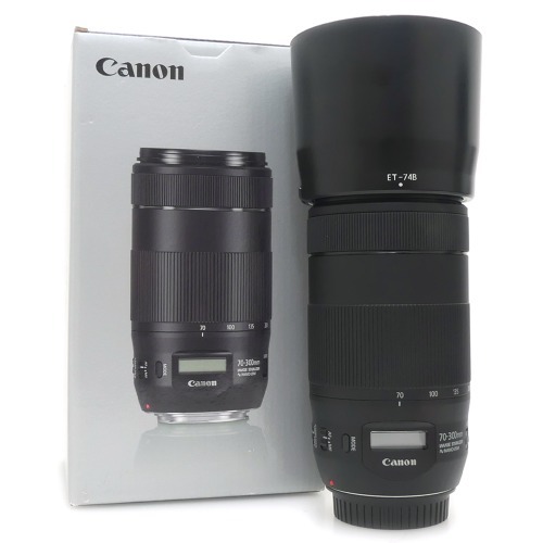 [중고] 캐논 Canon EF 70-300mm F4-5.6 IS II USM 정품 , 박스품 + ET-74B 호환후드포함 (A+)