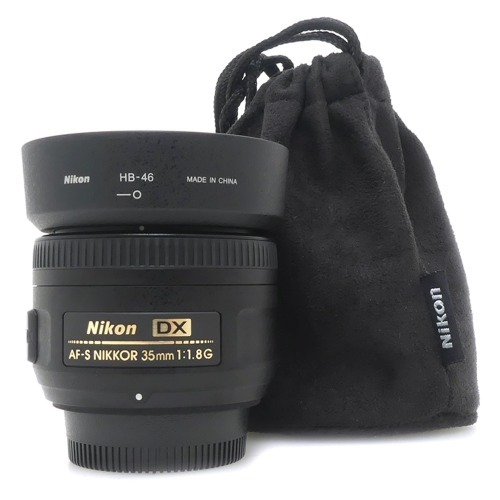 [중고] 니콘 Nikon AF-S DX NIKKOR 35mm f1.8 G 정품 + HB-46 후드포함 (A+)