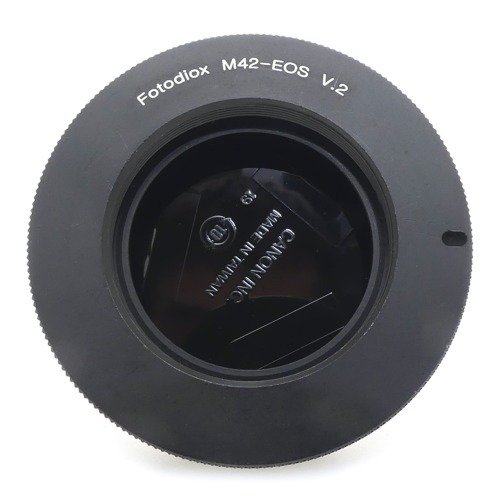 [중고] 포토디옥스 FOTODIOX M42-EOS V.2 렌즈 변환 어댑터 - M42 렌즈 → 캐논 EOS 바디 (A+)