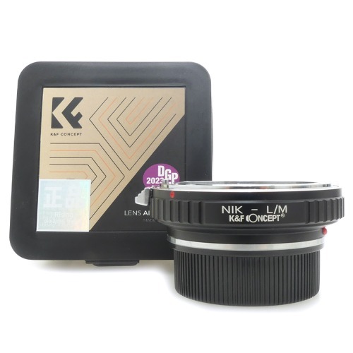 [중고] K&amp;F Concept Nikon-L/M 렌즈변환 어댑터,박스품 [ 니콘 F 렌즈 → 라이카 M 바디 ] (S)