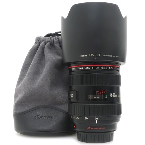 [중고] 캐논 Canon EF 24-70mm F2.8 L USM 정품 + EW-83F 후드 , 케이스포함 (A+)