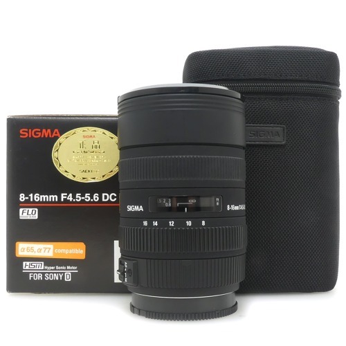 [중고] 시그마 SIGMA 8-16mm F4.5-5.6 DC HSM 정품 ,박스품 For Minolta &amp; Sony A-mount (A+)