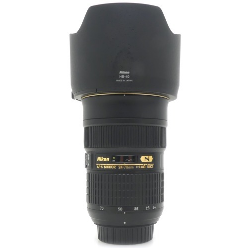 [중고] 니콘 Nikon AF-S NIKKOR 24-70mm F2.8 G ED -N- 정품 + HB-40 후드포함 (A+)