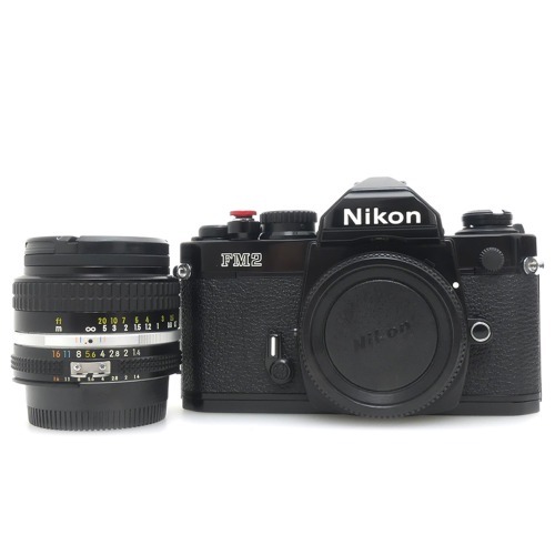 [중고] 니콘 Nikon FM2 N BODY [ BLACK ] + 니콘 Nikon MF NIKKOR 50mm F1.4 (A)
