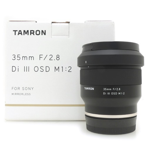[중고] 탐론 TAMRON 35mm F2.8 Di III OSD M1:2 Model F053 썬포토정품 , 박스품 For 소니 ...