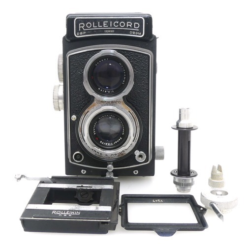 [중고-위탁판매] 롤라이코드 ROLLEICORD III - Xenar 75mm F3.5 + 35mm Film Adapter (A)