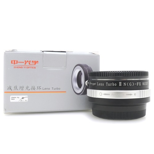 [중고] 나카이치 광학 (ZHONG YI OPTICS) ZHONGYI Lens Turbo II N (G) - FX  [ 니콘 G 렌즈 → 후지필름 FX 바디 ] 박스품 (S)