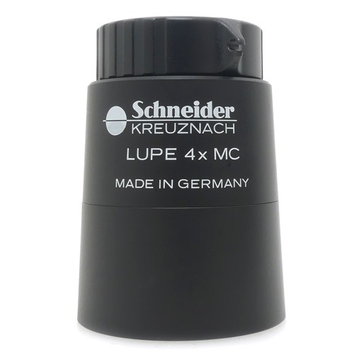 [중고] 슈나이더 Schneider LUPE 4x MC - [ 슈나이더 24X36 루페 ] + 스트랩포함 (A+)