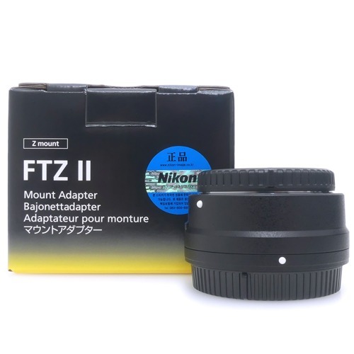 [중고] 니콘 Nikon FTZ II Mount Adapter 마운트 어댑터 정품 , 박스품 - 무상서비스 기간 2024년 12월 (S) - 예약 -