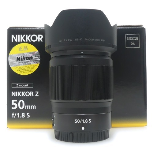 [중고] 니콘 Nikon NIKKOR Z 50mm F1.8 S 정품 , 박스품 - Z mount - (A+)