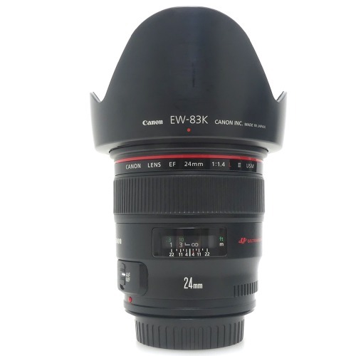 [중고] 캐논 Canon EF 24mm F1.4 L II USM 정품  [ UC0508 시리얼 ] + EW-83K 후드포함 (A+)