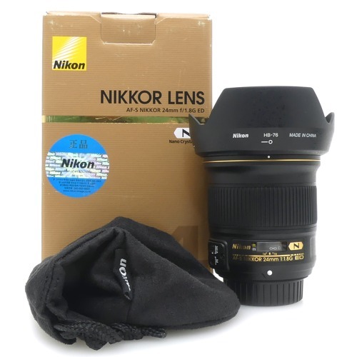 [중고] 니콘 Nikon AF-S NIKKOR 24mm F1.8 G ED -N- 정품 , 박스품 (A+)