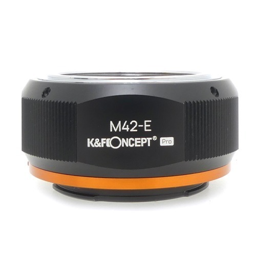 [중고] K&F Concept M42-E NEX 렌즈변환 어댑터 무반사코팅 적용 [ M42 렌즈 - 소니 E 바디 ] (A+)