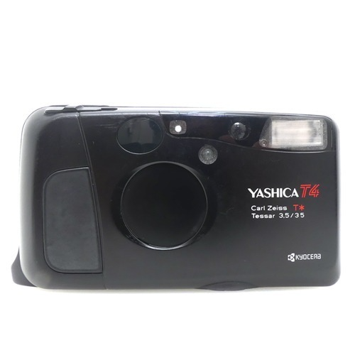 [중고] 야시카 YASHICA T4 D - Carl Zeiss T* Tessar 35mm F3.5 - + 스트랩포함 (A-)