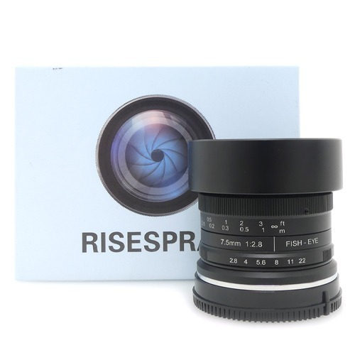 [중고] RISESPRAY 7.5mm F2.8 어안 렌즈 180° 박스품 For Sony E 마운트 (S)
