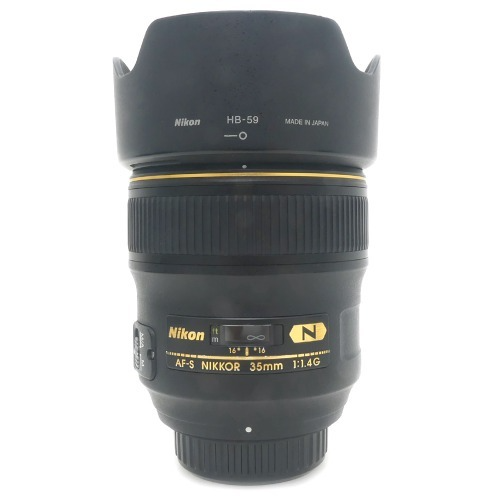 [중고] 니콘 Nikon AF-S NIKKOR 35mm F1.4 G -N- 정품 + HB-59 후드포함 (A)