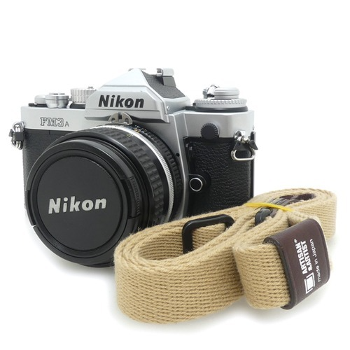 [중고] 니콘 Nikon FM3A BODY [ Silver ] + 니콘 Nikon MF Ai-s NIKKOR 50mm F1.4 + 스트랩포함 (A+)