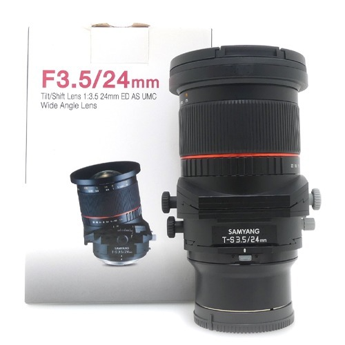 [중고] 삼양옵틱스 SAMYANG Tilt/Shift Lens 24mm F3.5 ED AS UMC [ TS 틸트 쉬프트 렌즈 ] 박스품 * 소니 SONY E-MOUNT (A+)