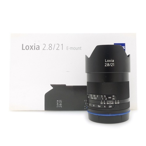 [중고] 자이즈 록시아 Zeiss Loxia Distagon 21mm F2.8 T* 정품 , 박스품 For  소니 E-mount (A)