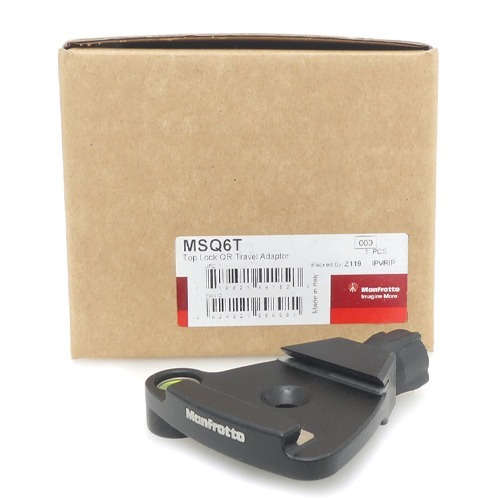 [신품-특가상품] 맨프로토 Manfrotto 비프리 시리즈 탑 락 릴리즈 어댑터 Top Lock Travel Quick Release Adaptor - MSQ6T (NEW)