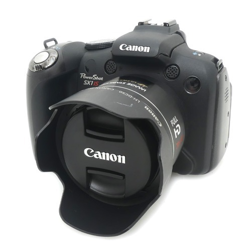 [중고] 캐논 Canon Power Shot SX1 IS 10.0MP Digital Camera 정품 + 후드 , 메모리카드 , 부속포함 (A+)