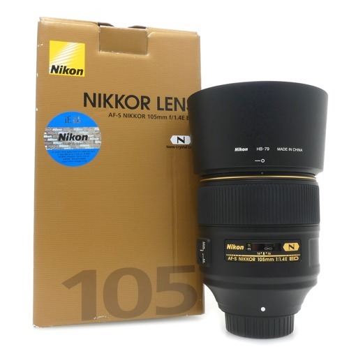 [중고] 니콘 Nikon AF-S NIKKOR 105mm F1.4E ED -N- 정품 , 박스품 (A+)