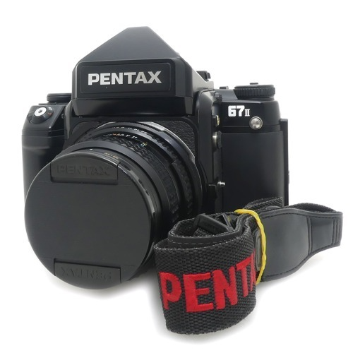 [중고] 펜탁스 PENTAX 67 II BODY +  펜탁스 PENTAX 67 SMC 105mm F2.4 + 스트랩포함 (A+)