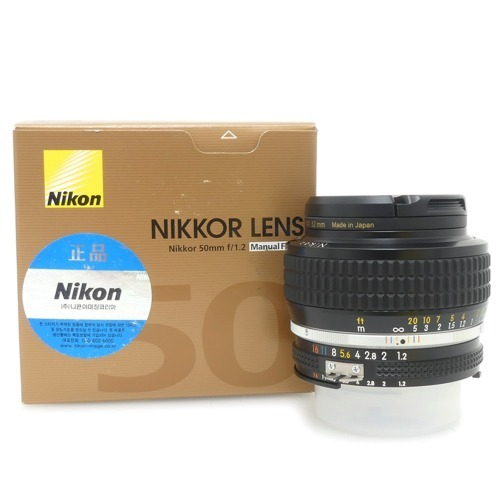 [중고] 니콘 Nikon MF NIKKOR 50mm F1.2 정품 , 박스품 (S)