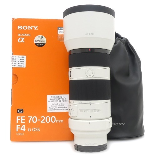 [중고-위탁판매] 소니 SONY FE 70-200mm F4 G OSS [SEL70200G] 정품 , 박스품 (A+)