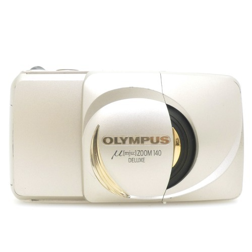 [중고] 올림푸스 OLYMPUS M[mju:] ZOOM 140 DELUXE [ 38-140mm lens ] [올림푸스 뮤 줌 140 ] 자동 필름카메라 + 리모콘 , 스트랩포함 (A)