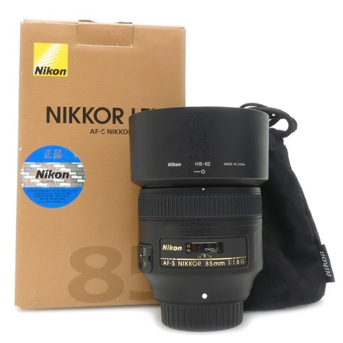 [중고] 니콘 Nikon AF-S NIKKOR 85mm F1.8 G 정품,박스품 (A+)