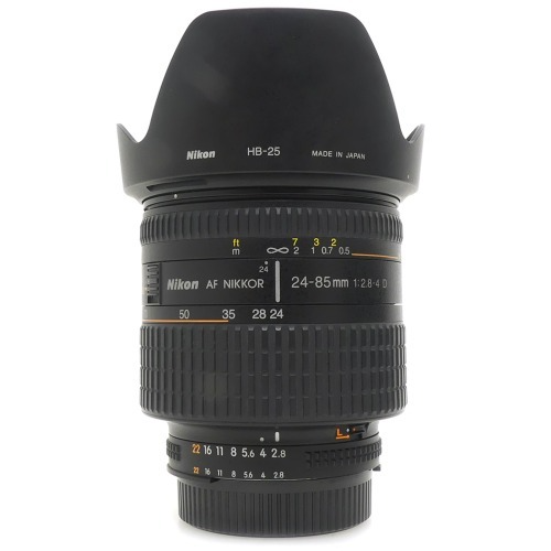 [중고] 니콘 Nikon AF Zoom NIKKOR 24-85mm F2.8-4D (IF) 정품 +  HB-25 후드포함 (A-)