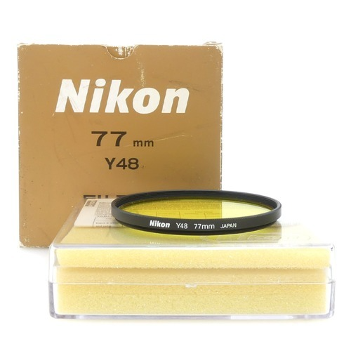 [중고] 니콘 Nikon 77mm Y48 FILTER [ 77mm 엘로우 필터 ] 박스품 (S)