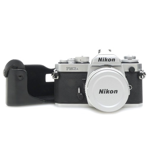 [중고] 니콘 Nikon FM3A BODY [ Silver ] + 니콘 Nikon MF NIKKOR 45mm F2.8 P [ Silver Pancake MF Lens ] (S)