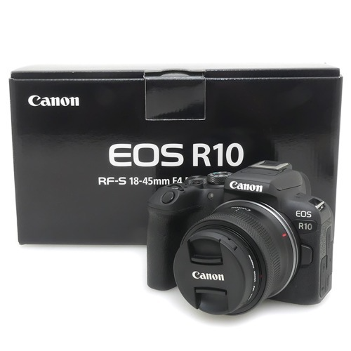 [중고] 캐논 Canon  EOS R10 Kit - RF-S 18-45mm F4.5-6.3 IS STM Kit 정품 , 박스품 * 9,000컷 - [무상서비스 만료일 2025년 5월 19일 ] (S)