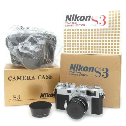 [중고] 니콘 Nikon S3 YEAR 2000 LIMTED EDITION 박스품 + 니콘 Nikon CAMERA CASE S3 박스품 (S)