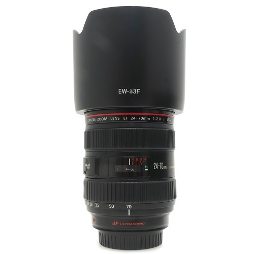 [중고] 캐논 Canon EF 24-70mm F2.8 L USM 정품 + EW-83F 호환 후드포함 (A)